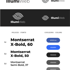 Guide d'identité visuelle, Image de Marque - Agence Marketing Numérique IllumiWeb